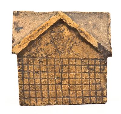 Unusual Hand-Modeled House out of Firebrick