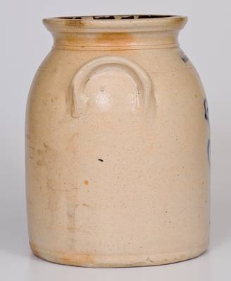 F. B. NORTON & CO. / WORCESTER, MASS. Stoneware Jar with Bold Bird Decoration