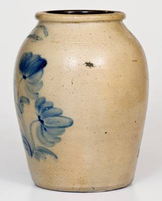 Rare T.H. WILLSON & CO / HARRISBURG, PA Stoneware Jar, circa 1852-55