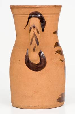 Fine Large-Sized Tanware Pitcher, Greensboro or New Geneva, PA