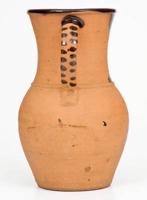 Large-Sized Tanware Pitcher, Greensboro or New Geneva, Pennsylvania origin