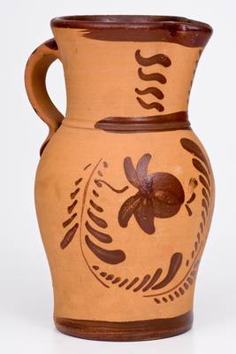 Large-Sized Tanware Pitcher, Greensboro or New Geneva, Pennsylvania