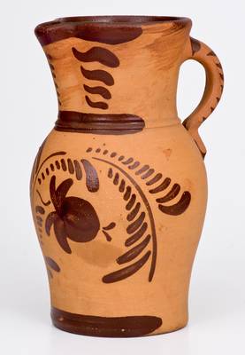 Large-Sized Tanware Pitcher, Greensboro or New Geneva, Pennsylvania