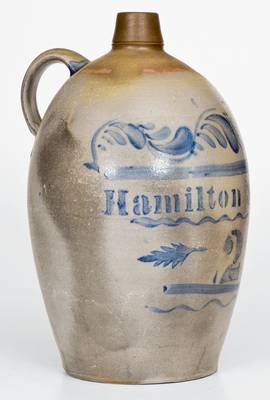 Rare Hamilton & Jones (Greensboro, Pennsylvania) Stoneware Jug