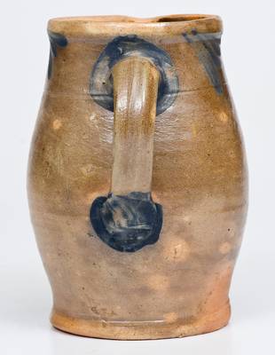 1/4 Gal. Attrib. Richard Remmey, Philadelphia, PA Stoneware Pitcher