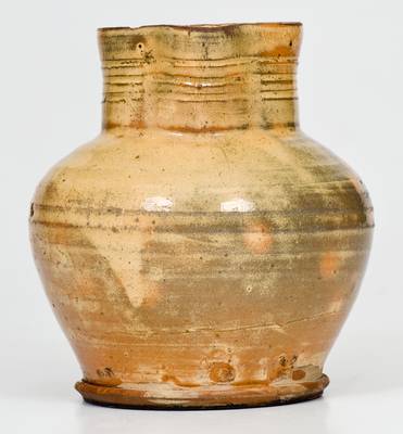Small-Sized Glazed Hagerstown, Maryland Redware Pitcher