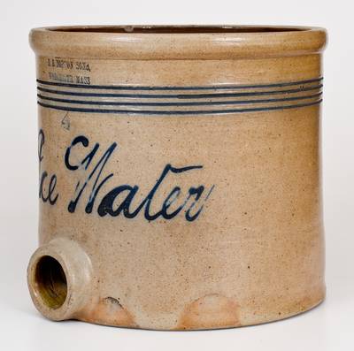 4 Gal. F. B. NORTON SONS / WORCESTER, MASS. Stoneware "Ice Water" Cooler