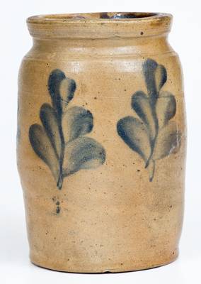 1/4 Gal. Stoneware Jar attrib. Richard C. Remmey, Philadelphia, PA