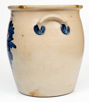 4 Gal. COWDEN & WILCOX / HARRISBURG, PA Stoneware Jar w/ Bold Grapes Decoration