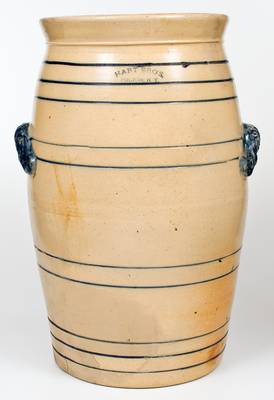 Monumental STONE WARE WATER FILTER / MFG. BY HART BROS. / FULTON, NY Cooler