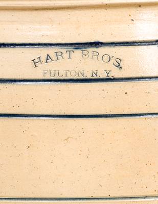 Monumental STONE WARE WATER FILTER / MFG. BY HART BROS. / FULTON, NY Cooler