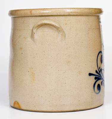 5 Gal. J. A. & C. W. UNDERWOOD / FORT EDWARD, NY Stoneware Bird Crock