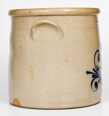 5 Gal. J. A. & C. W. UNDERWOOD / FORT EDWARD, NY Stoneware Bird Crock