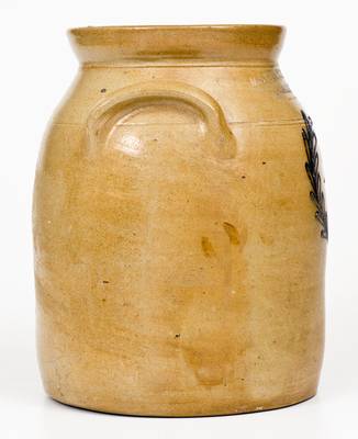 2 Gal. F. STETZENMEYER & G. GOETZMAN / ROCHESTER, NY Stoneware Jar