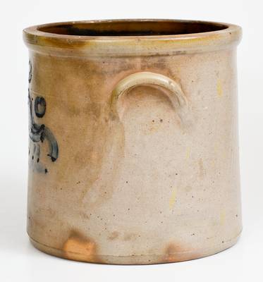 Rare 2 Gal. Northeastern Stoneware Crock with Horse Decoration, probably NJ