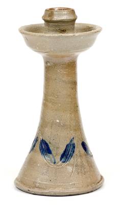 Attrib. J. H. Owen, Seagrove, NC Stoneware Candlestick, circa 1920