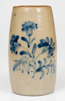 Rare Stoneware Mug with Floral Decoration attrib. William Macquoid, Manhattan