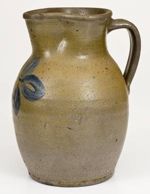 Southwestern Virginia Stoneware Pitcher with Floral Decoration