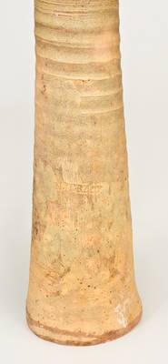 Very Rare N. TRACY Stoneware Pipe, Nelson Tracy, Tuscarawas County, Ohio