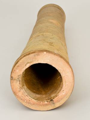 Very Rare N. TRACY Stoneware Pipe, Nelson Tracy, Tuscarawas County, Ohio