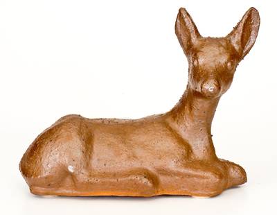 Large-Sized Sewertile Deer Incised "R. L."