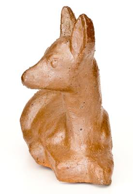 Large-Sized Sewertile Deer Incised "R. L."