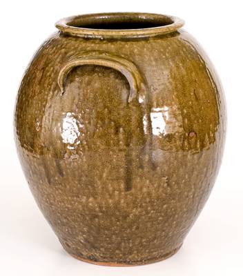 Very Fine 5 Gal. Daniel Seagle, Vale, North Carolina Stoneware Jar, c1840