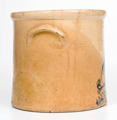 3 Gal. BRADY & RYAN / ELLENVILLE, NY Stoneware Crock w/ Pecking Chicken Design