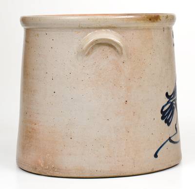 2 Gal. Stoneware Crock with Folky Bird Decoration, probably New Jersey