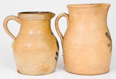 Lot of Two: New York Stoneware Pitchers incl. LYONS Example