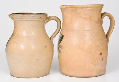 Lot of Two: New York Stoneware Pitchers incl. LYONS Example