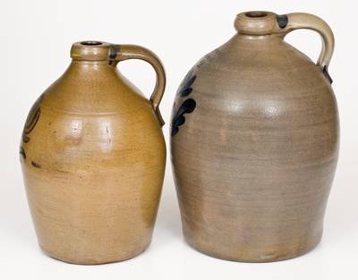 Lot of Two: COWDEN & WILCOX / HARRISBURG, PA Stoneware Jugs