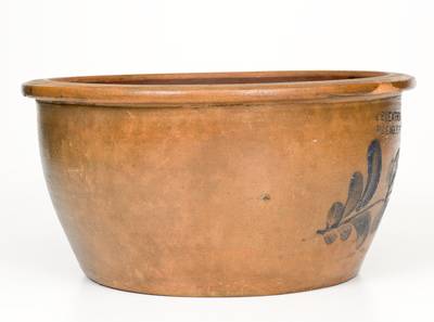 Rare J. B. LEATHERS / MT. EAGLE PA Stoneware Bowl
