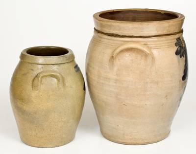 Lot of Two: Stoneware Jars incl. T. G BOONE & SONS / BROOKLYN, NY example