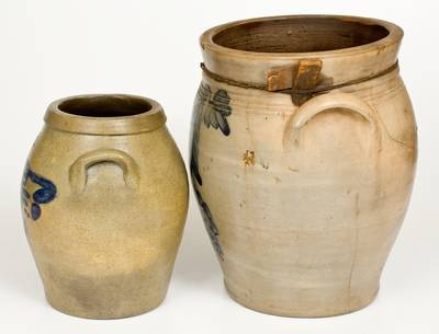 Lot of Two: Stoneware Jars incl. T. G BOONE & SONS / BROOKLYN, NY example