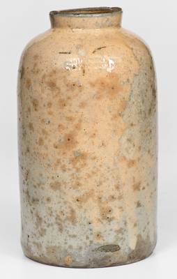 JOHN BELL / WAYNESBORO, PA Stoneware Canning Jar with Celadon Glaze