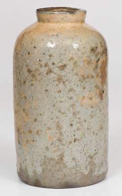 JOHN BELL / WAYNESBORO, PA Stoneware Canning Jar with Celadon Glaze