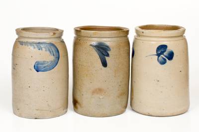 Lot of Three: 1 Gal. Baltimore Stoneware Jars