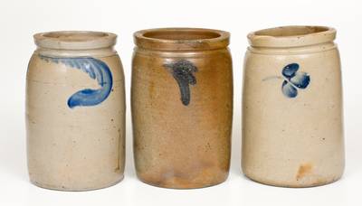 Lot of Three: 1 Gal. Baltimore Stoneware Jars