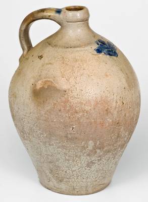 2 Gal. Ohio Stoneware Jug with Incised Decoration