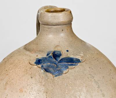 2 Gal. Ohio Stoneware Jug with Incised Decoration