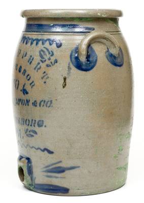 Scarce T. F. REPPERT / SUCCESSOR TO JAS. HAMILTON & CO. / GREENSBORO, PA Cooler