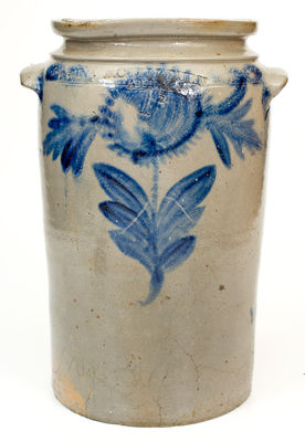 B.C. MILBURN / ALEXA (Alexandria, VA) Stoneware Jar, circa 1845