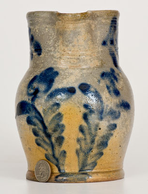 Quart-Sized Stoneware Pitcher attrib. Richard C. Remmey, Philadelphia, PA, circa 1870