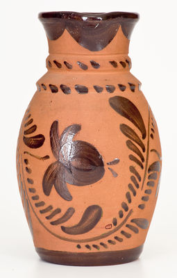 Fine Tanware Pitcher, New Geneva or Greensboro, Pennsylvania