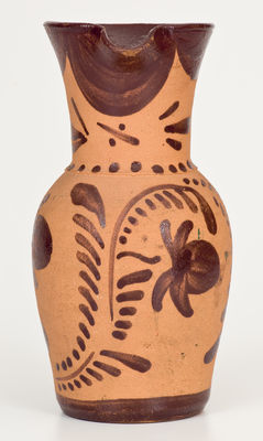 Tanware Pitcher, New Geneva or Greensboro, Pennsylvania origin