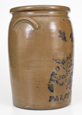 Scarce T.D. Harden (Palatine, West Virginia) Stoneware Eagle Jar