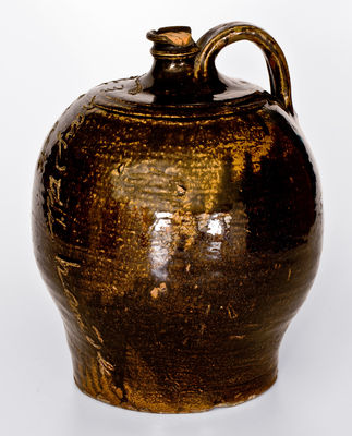 Highly Important David Drake June 28, 1854 Stoneware Jug Inscribed 