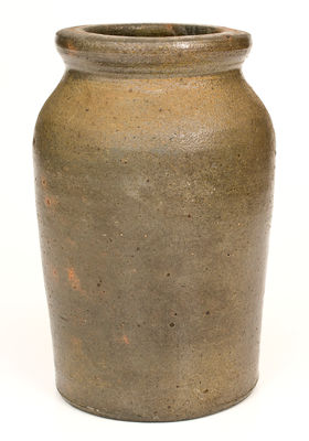 Exceedingly Rare DONALDSON (Denton County, Texas) Stoneware Jar