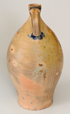 Rare One-Gallon Incised Stoneware Jug w/ Large Incised Bird Decoration